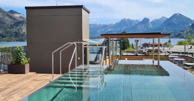 Enjoy the view from our wellness area. 