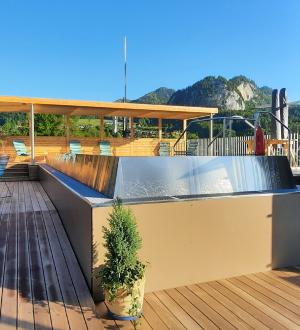 Enjoy the view from our wellness area. 